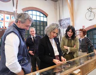 Makina‑Erremintaren Museoan bisitan izan da Ibone Bengoetxea lehen lehendakariordea