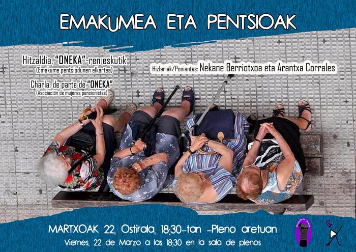 Hitzaldia: Emakumea eta pentsioak