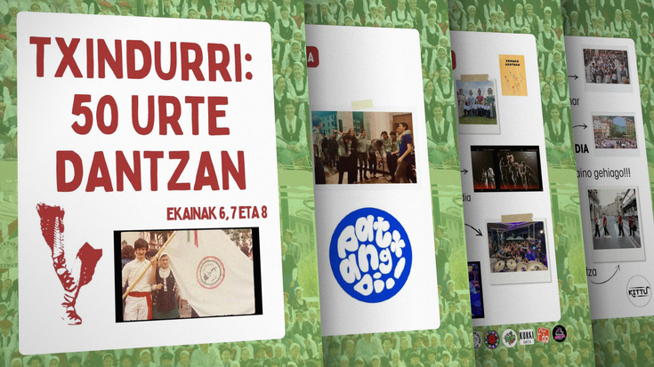 (EGITARAUA) Gaur iluntzean hasiko da Txindurriren 50 urteen ospakizuna!
