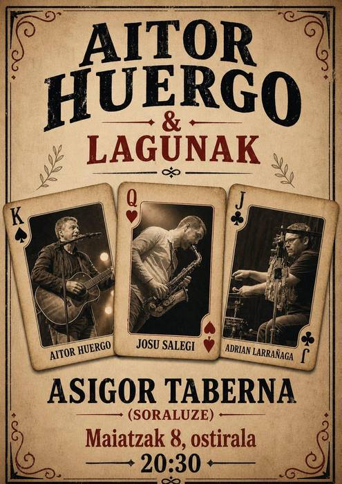 Kontzertua: Aitor Huergo & Lagunak