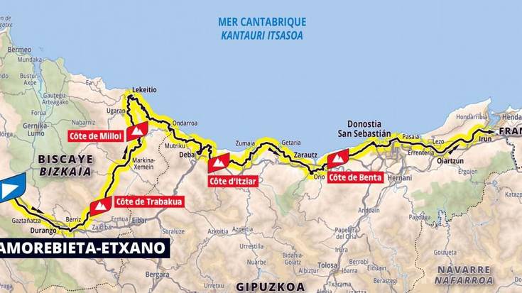 2023ko Frantziako Tourra Debabarrenetik pasako da