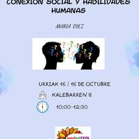 Jendartekin hitzaldia: "Conexion social y habilidades sociales"