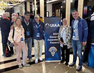 Euskal Mendizale Federazioaren ordezkarietako bat izan da Iratxe Osoro, Mendiko Elkarteen Nazioarteko Batasunaren urteroko batzar nagusian, Kosovon