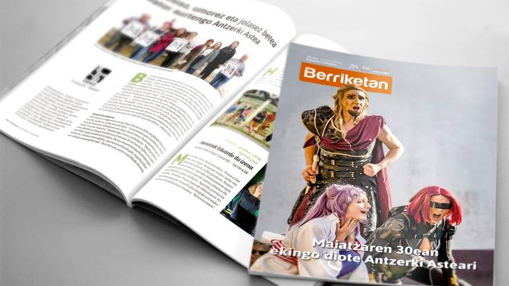 Maiatzeko 'Berriketan' aldizkariaren edizio digitala irakurgai