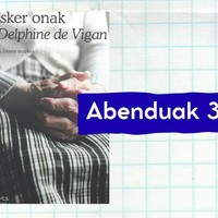"Irakurketa gozagarri" euskarako irakurketa kluba: 'Esker onak'