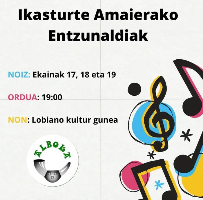 Ikasturte Amaierako Entzunaldiak (Alboka Musika Eskola)