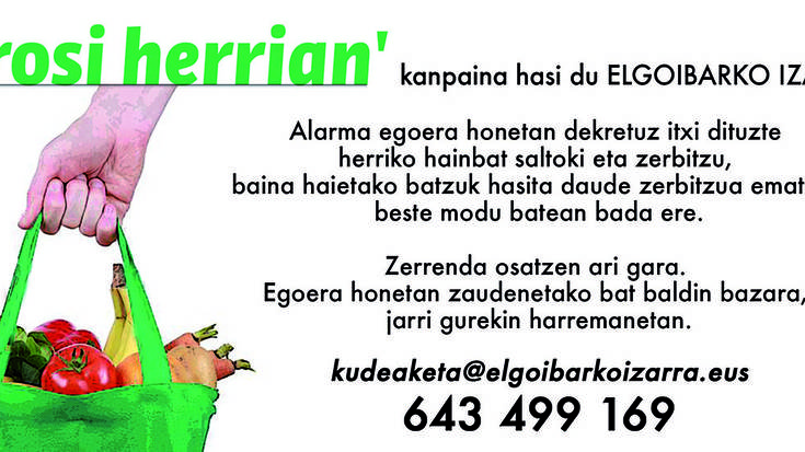 'Erosi herrian' kanpaina hasi du Elgoibarko Izarrak