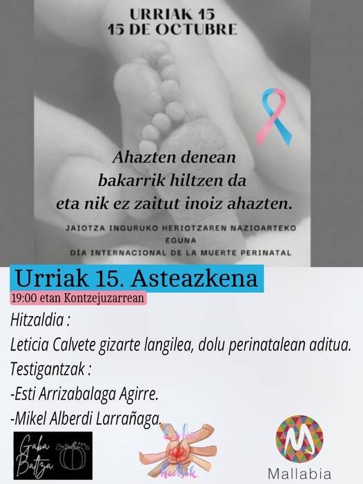 Dolu perinatalaren inguruko solasaldia