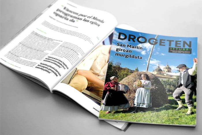 Urriko 'Drogetenitturri' aldizkariaren edizio digitala irakurgai