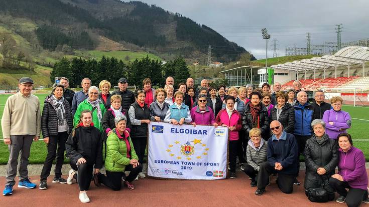 60+ taldeko kideen babesa Elgoibar Kirolaren Europako Herria izendapenari