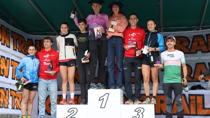 Iraitz Legorburu getariarra eta Leire Uribe otxandioarra nagusitu dira Kilimon Trail mendi lasterketan