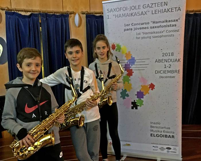 Saxofoi-jotzaile gazteentzako Hamaikasax nazioarteko lehiaketa jokatuko dute musika eskolan