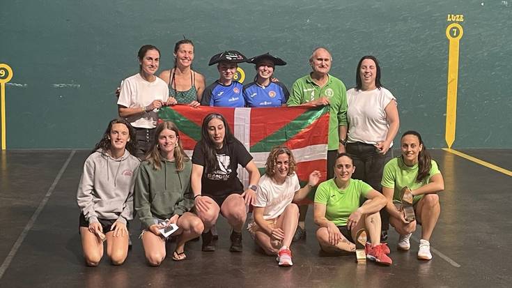 Arabara eta Nafarroara joan ziren frontenis maratoiko txapelak