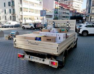 Kamioidun eta furgonetadun boluntarioak behar dira Valentziarako