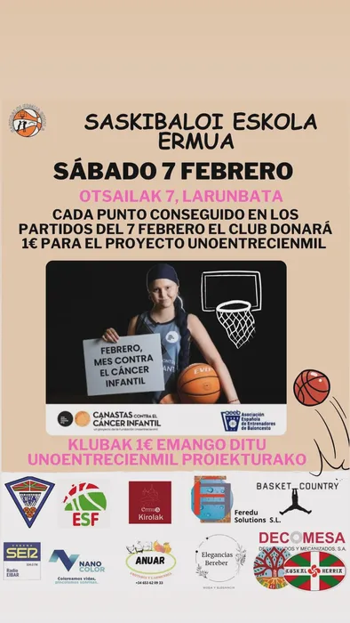 Haurren minbiziaren aurkako saskiak