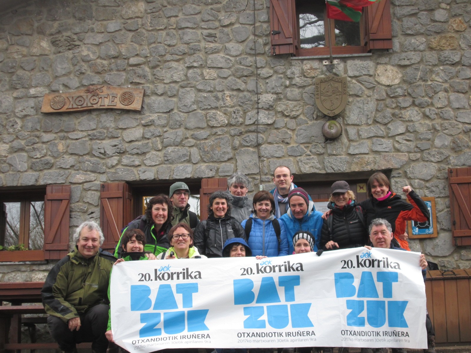 Izarraitzera irteera, euripean baina gustora