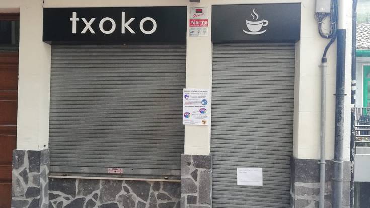 Txoko taberna itxita