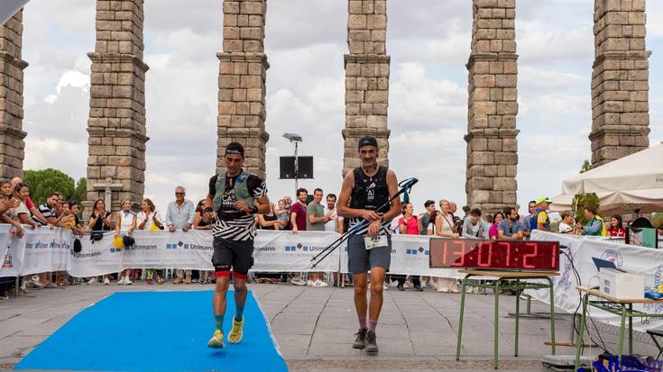 Madrid eta Segovia arteko 102 kilometroko mendi lasterketa bukatu dute Juanan Martinek eta Jon Perez Cortesek