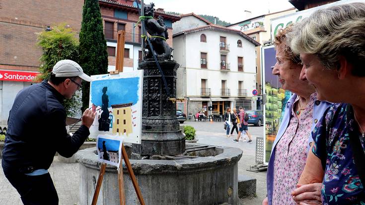 Ricardo Azkargorta bergararrak irabazi du aire libreko pintura lehiaketa