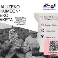 Soraluzeko emakumeon* arteko topaketa