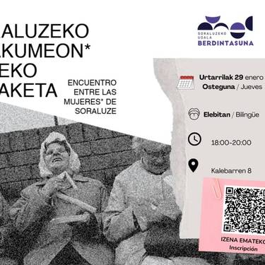 Soraluzeko emakumeon* arteko topaketa