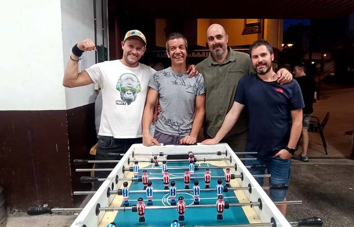 Oscar Mazariegosek eta Juanjo Cuencak irabazi dute Mendaron antolatutako futbolin txapelketa