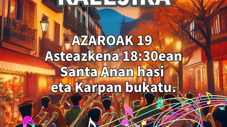 Badator Santa Zezilia Kalejira! Azaroak 19an