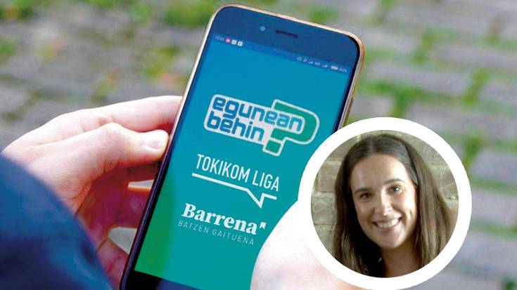Esther Bilbatua eibartarra da aste honetako Egunean Behineko Barrenaren taldeko irabazlea