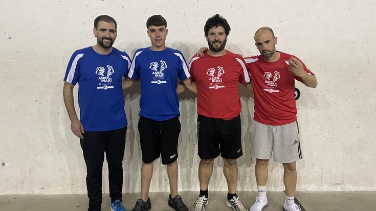 Asier eta Iñakiren pilota txapelketaren finalaurrekoak zehaztuta eta bazkariko tiketak salgai domekara arte
