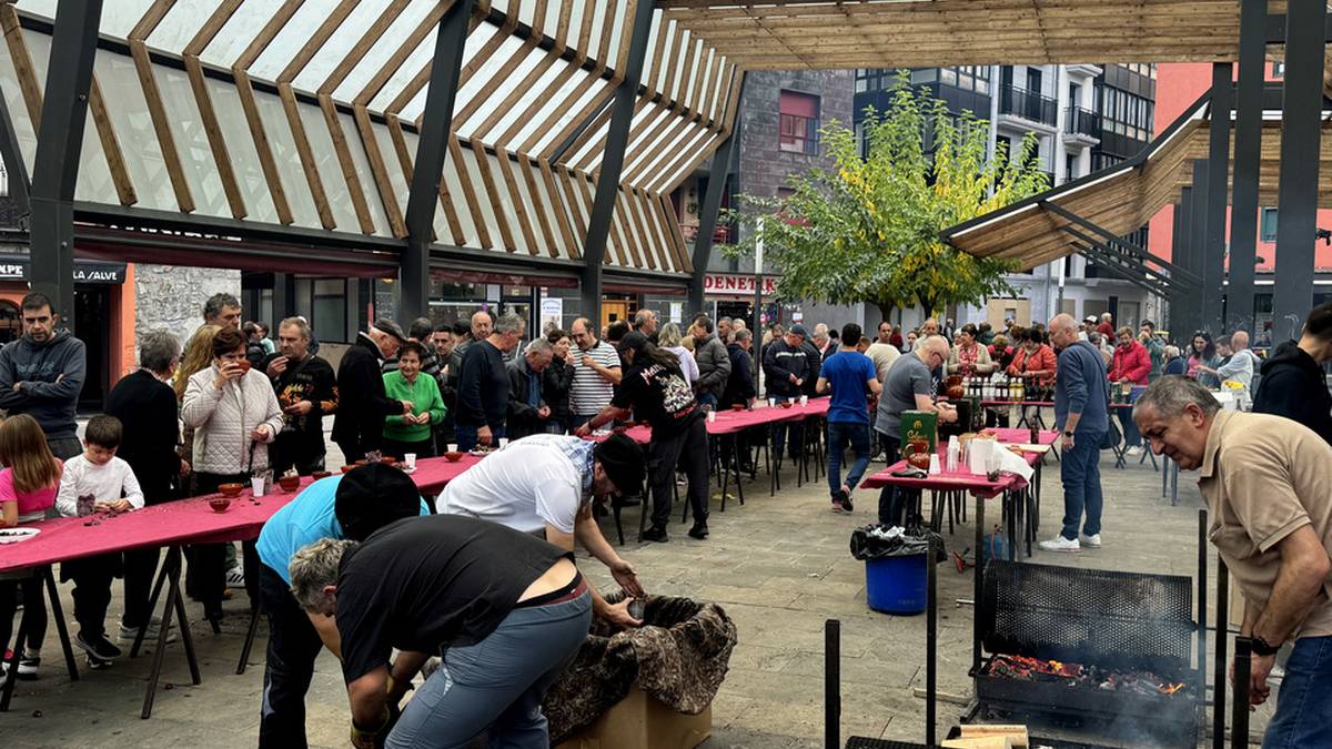 Gaztaina erreen festa izan zen zapatukoa Elgoibarren