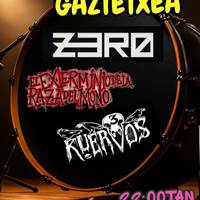 Kontzertuak: Zero, El exterminio de la raza del mono eta 3 Cuervos