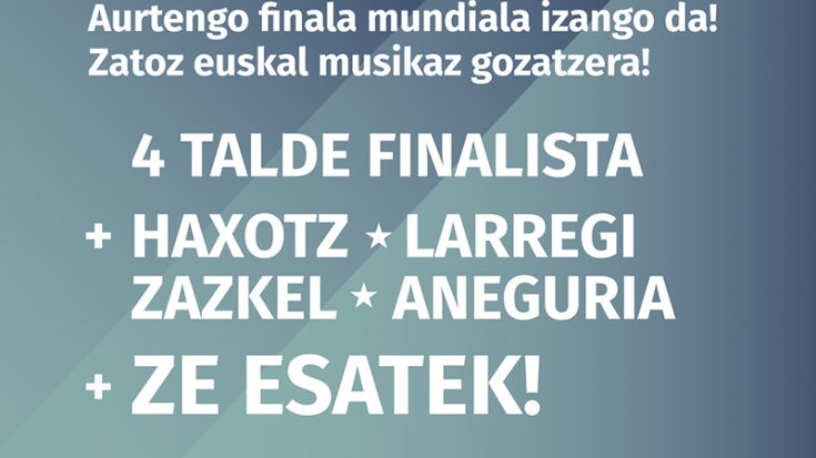 BABESTUTAKO EDUKIA: Banden Lehiak baditu finalistak: Belatz, Dekot, Zizel eta Nau