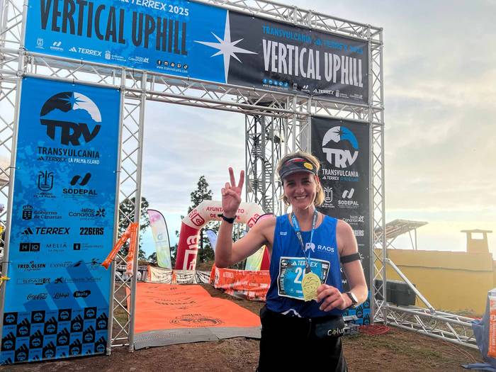 Bederatzigarren postua Ainhoa Lendinezentzat Transvulcania igoera bertikalean
