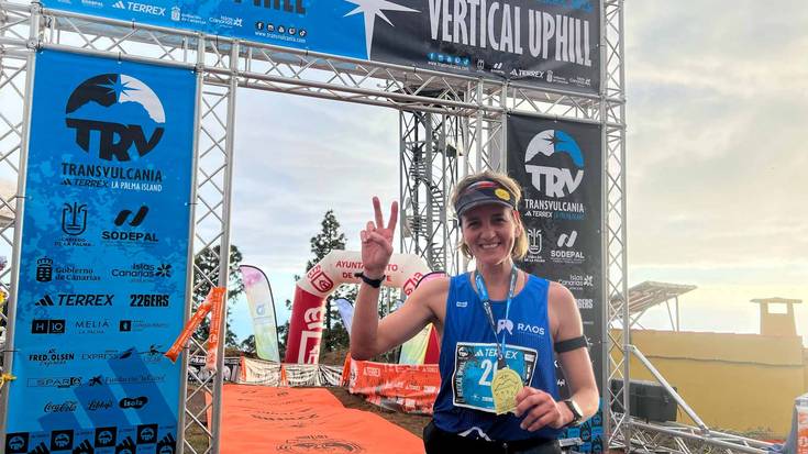 Bederatzigarren postua Ainhoa Lendinezentzat Transvulcania igoera bertikalean