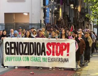 "Orain inoiz baino gehiago, begi eta indar guztiak Palestinarengan jarri behar ditugu"