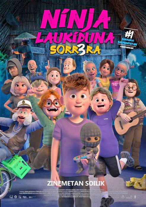 Haurrentzako zinea: "Ninja laukiduna"