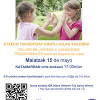 Eusfera: kantu-jolas tailerra familientzat