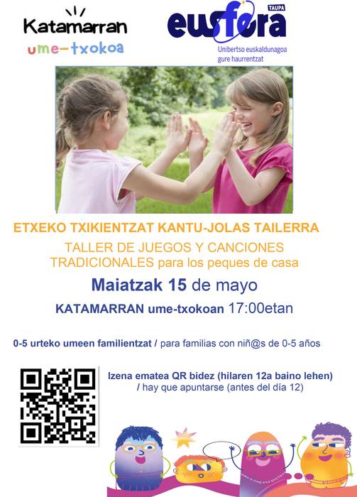Eusfera: kantu-jolas tailerra familientzat
