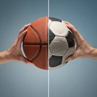 Eskubaloi, futbol eta saskibaloi partidak