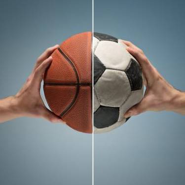 Eskubaloi, futbol eta saskibaloi partidak