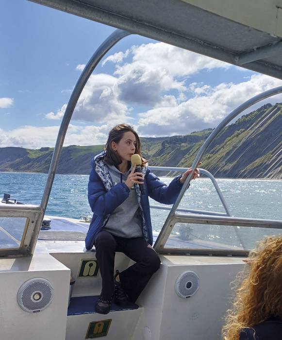 Jone Redondo Eizagirre, Geoparkeko gida turistikoa: “Gugandik oso gertu altxor geologikoa daukagu”