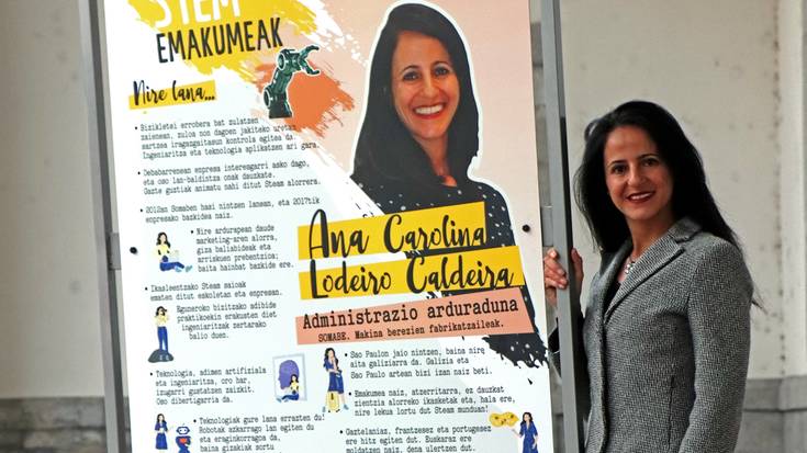 Ana Carolina Lodeiro: “Zientzia alorreko ikasgaiekiko dauden estereotipoak apurtu eta ikasleak STEM mundura erakarri behar ditugu”