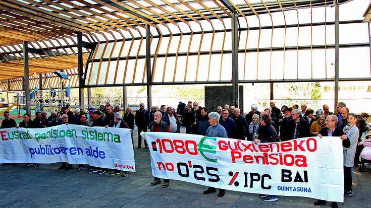 Abenduaren 15erako antolatutako mobilizazioetan parte hartzera deitu dute pentsiodunek