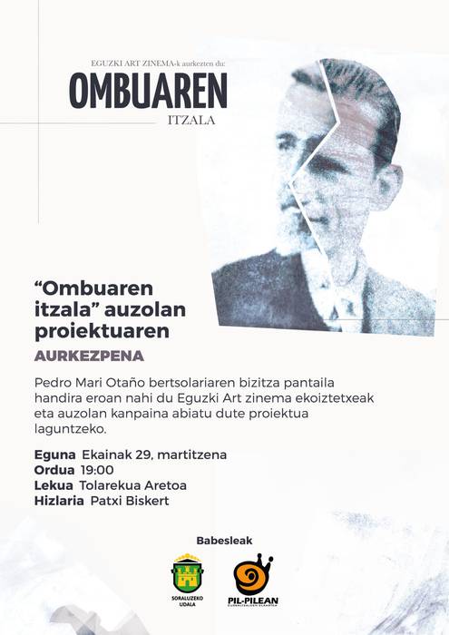 Hitzaldia: 'Ombuaren itzala' auzolan proiektua (Patxi Biskert)