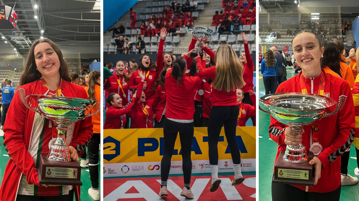 Euskal Selekzioarekin lortutako dominak kolkoan bueltatu dira eskubaloi jokalari debabarrendarrak