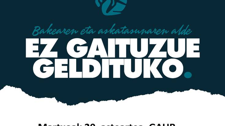 Elkarretaratzea deitu dute atxiloketak salatzeko 