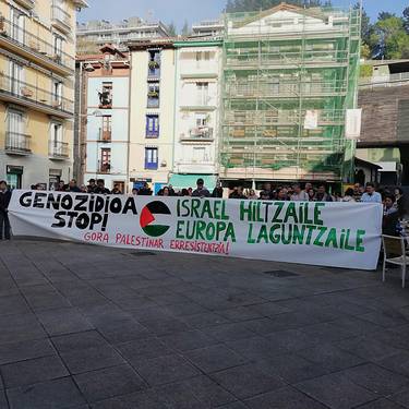 'Genozidioa stop! Palestinarekin konpromisoa' mobilizazioa