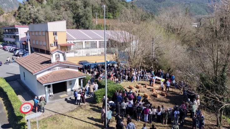 Julen Kañamares nagusitu da Mendaron Aingeru Guardako aizkora jokoan