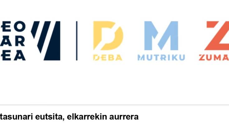 Irudi bateratu berria dute Geoparkeak eta hiru udalerrietako turismo sailek