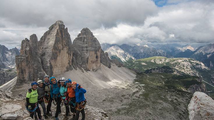 Txitxibilaldiak taldekoek Dolomitetara egindako bidaia, Morkaikoren mendiko emanaldietan